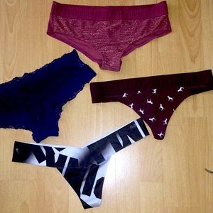 🐶 Y2k Victoria’s Secret LOVE PINK Panty Lot M 💗